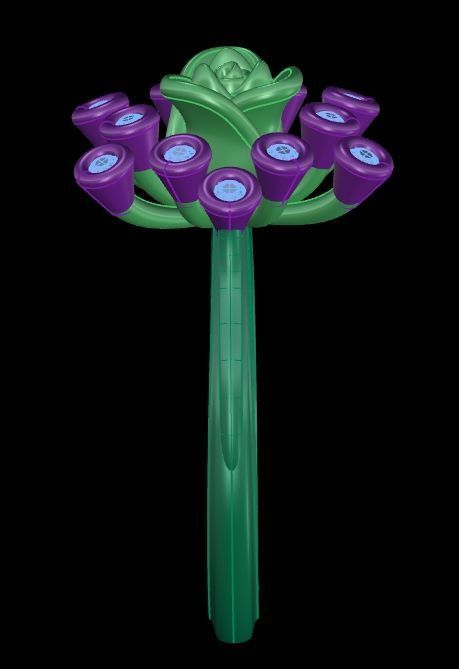 Diamond Rose Ring RG17 3D print model_6