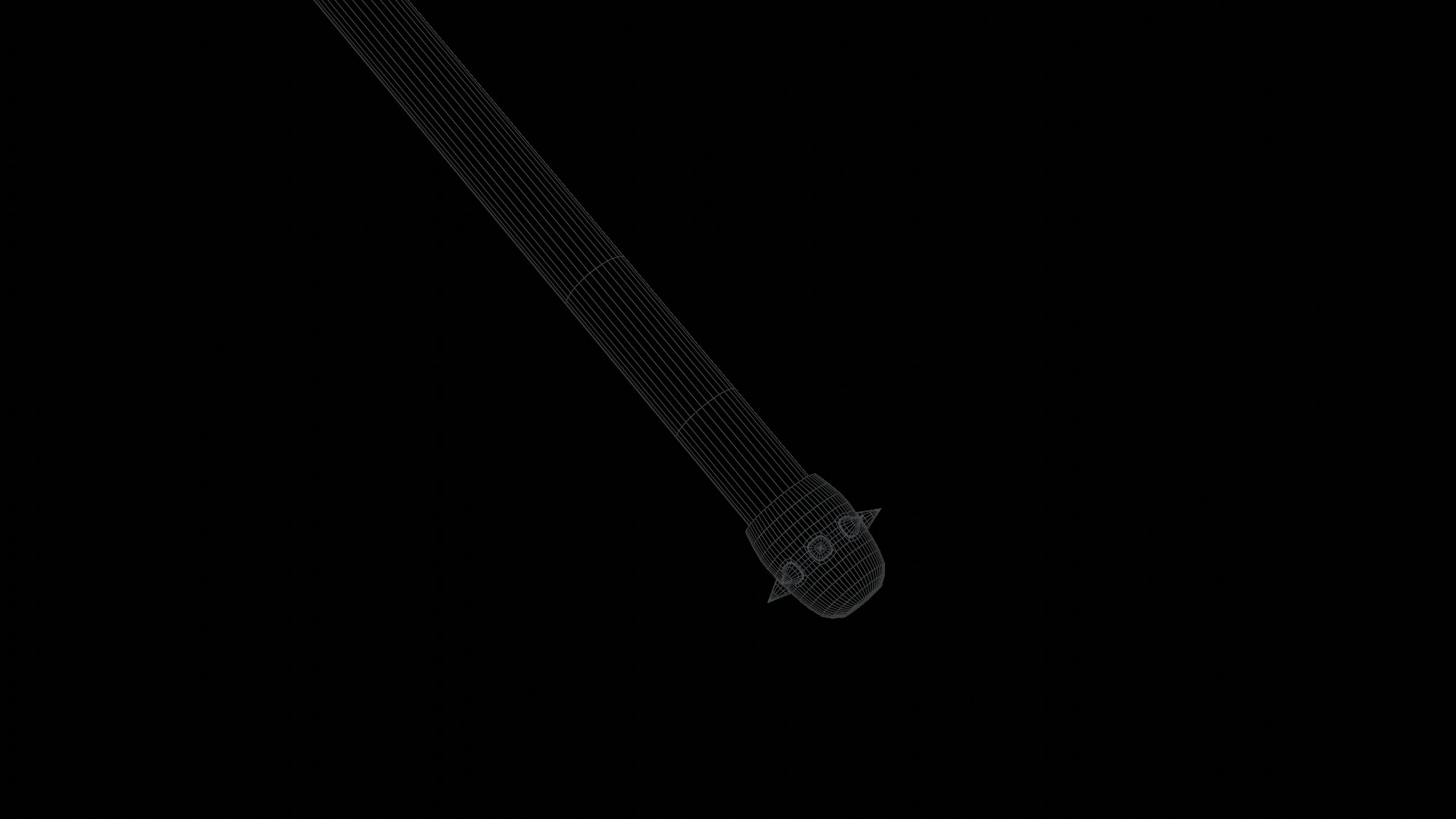 The reaper scythe Free low-poly 3D model_4