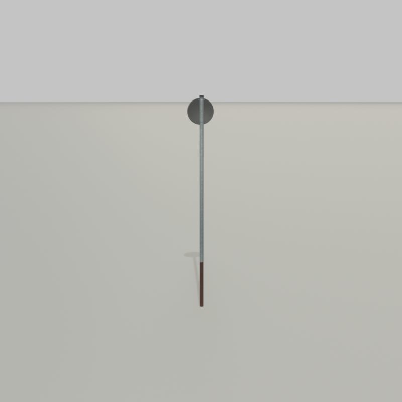 Traffic sign 274-5 Speed limit 5 km h Size 1 Low-poly 3D model_34