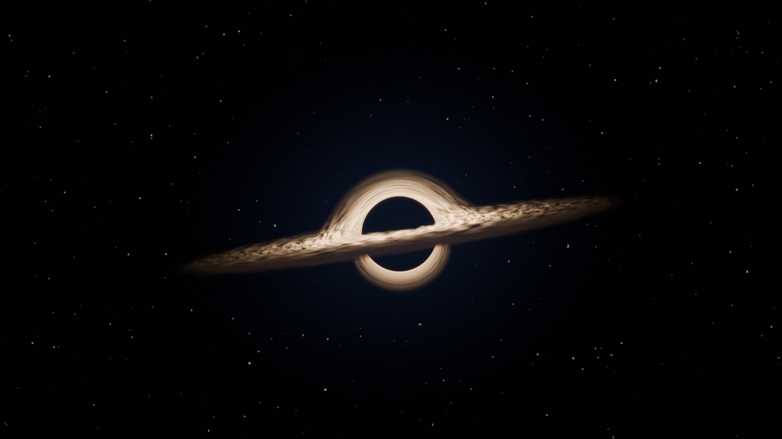 Realistic Black Hole  Free 3D model_2