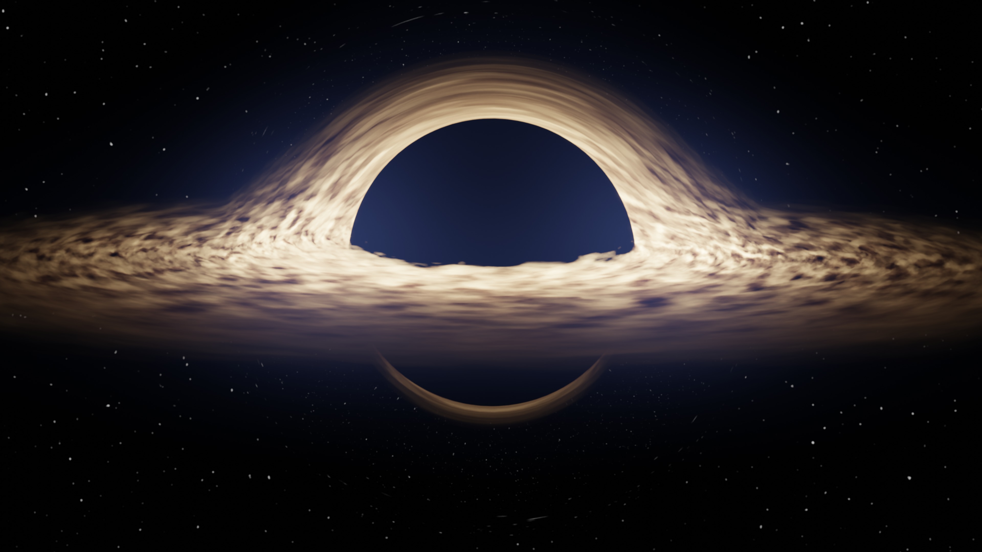 Realistic Black Hole  Free 3D model_3