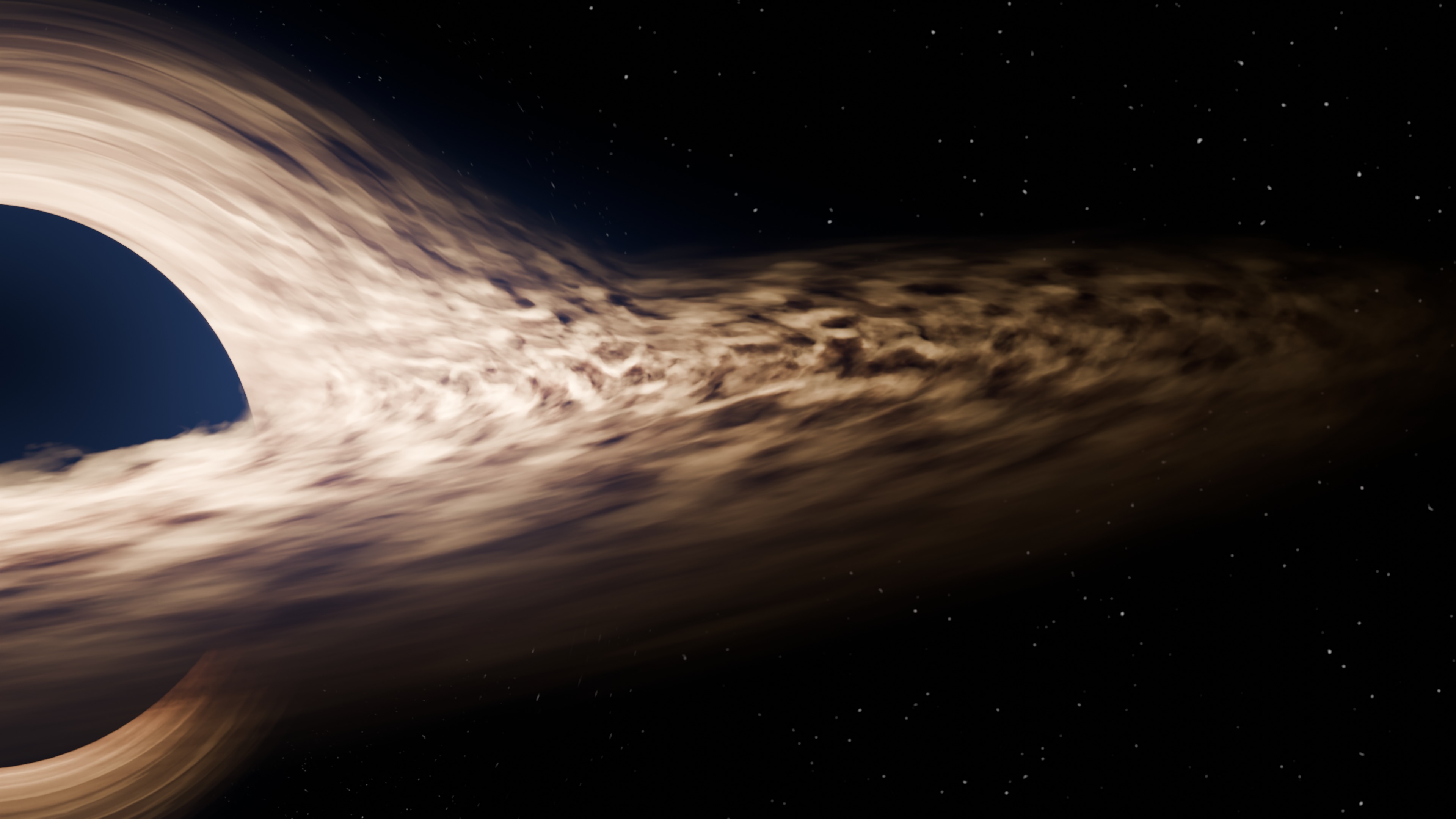 Realistic Black Hole  Free 3D model_4