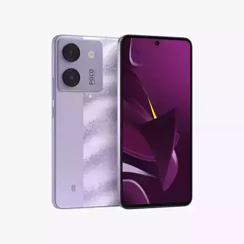 Xiaomi Poco M7 Pro Lavender Frost 3D model
