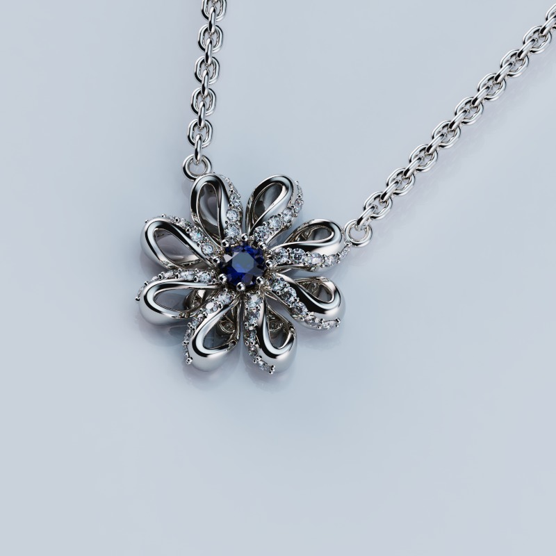 Pendant Daisy 3D print model_2