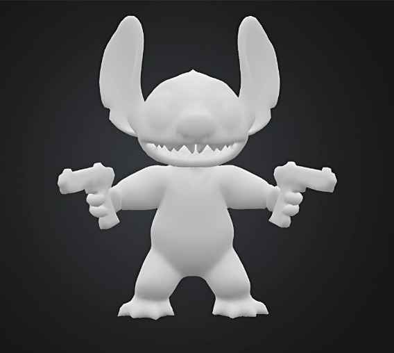 Galactic Armed Stich 3D print model_2