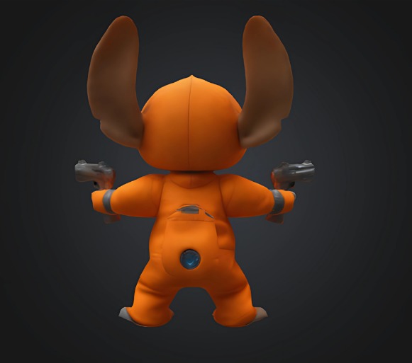 Galactic Armed Stich 3D print model_1