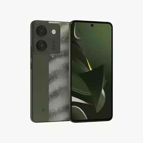 Xiaomi Poco M7 Pro Olive Twilight 3D model