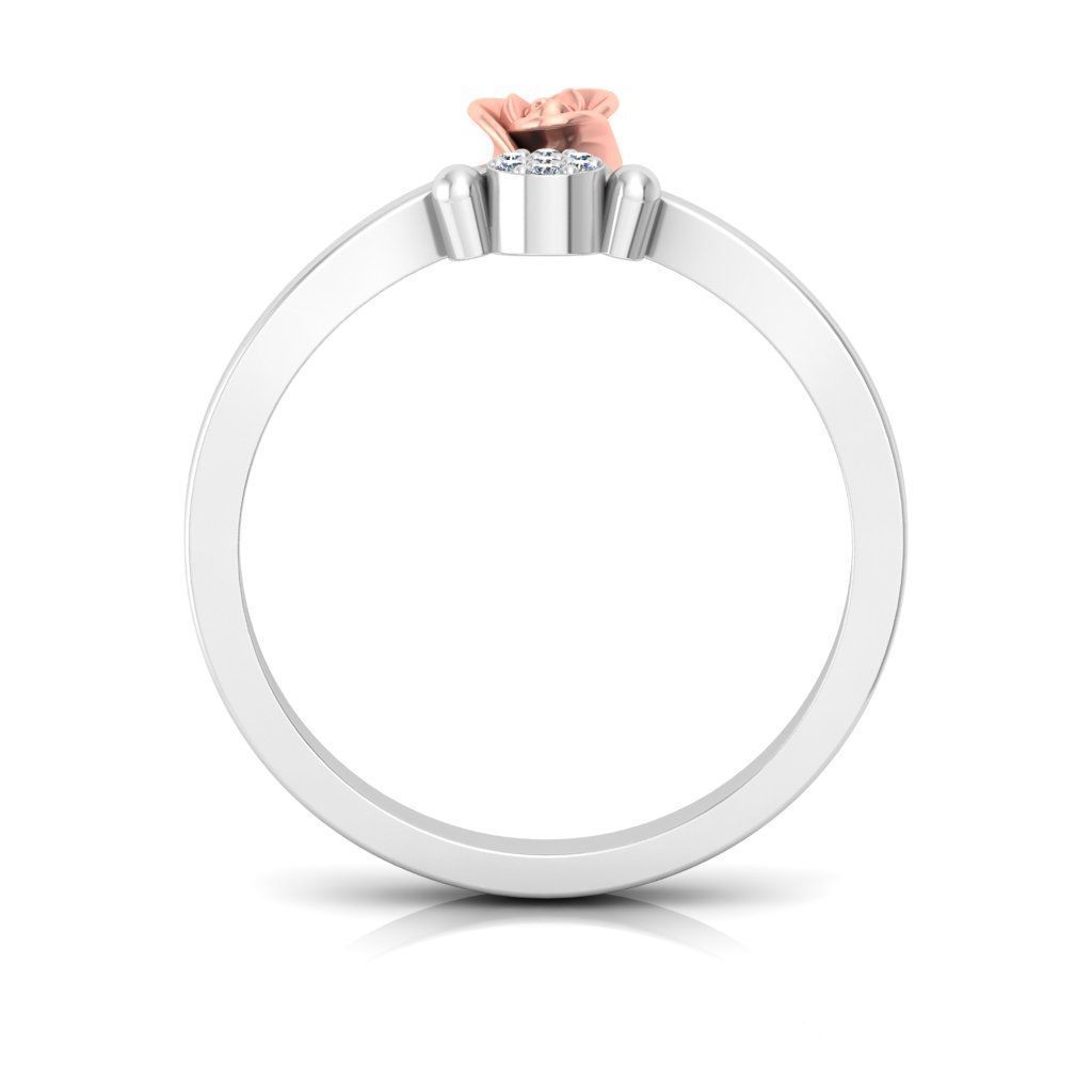 Diamond Rose Ring RG19 3D print model_3
