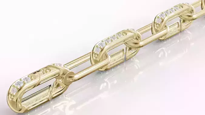 Jewelry Chain Bracelet Hook Lock Model BRT03