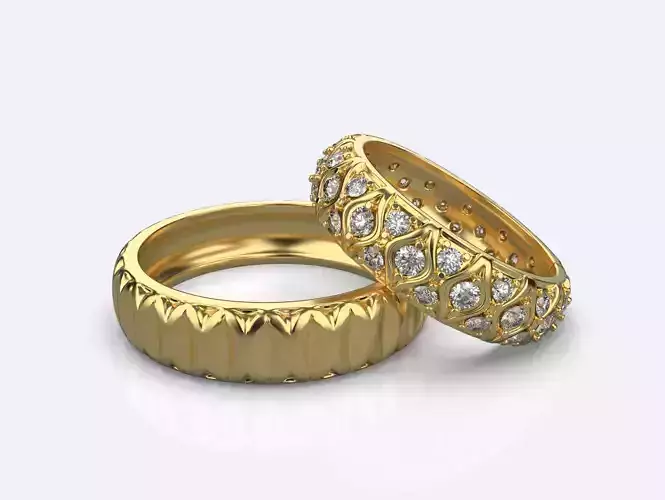 Wedding rings  Diamond engagement ring