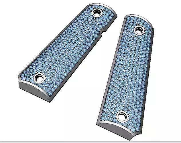 Colt 1911 grips 3D print model