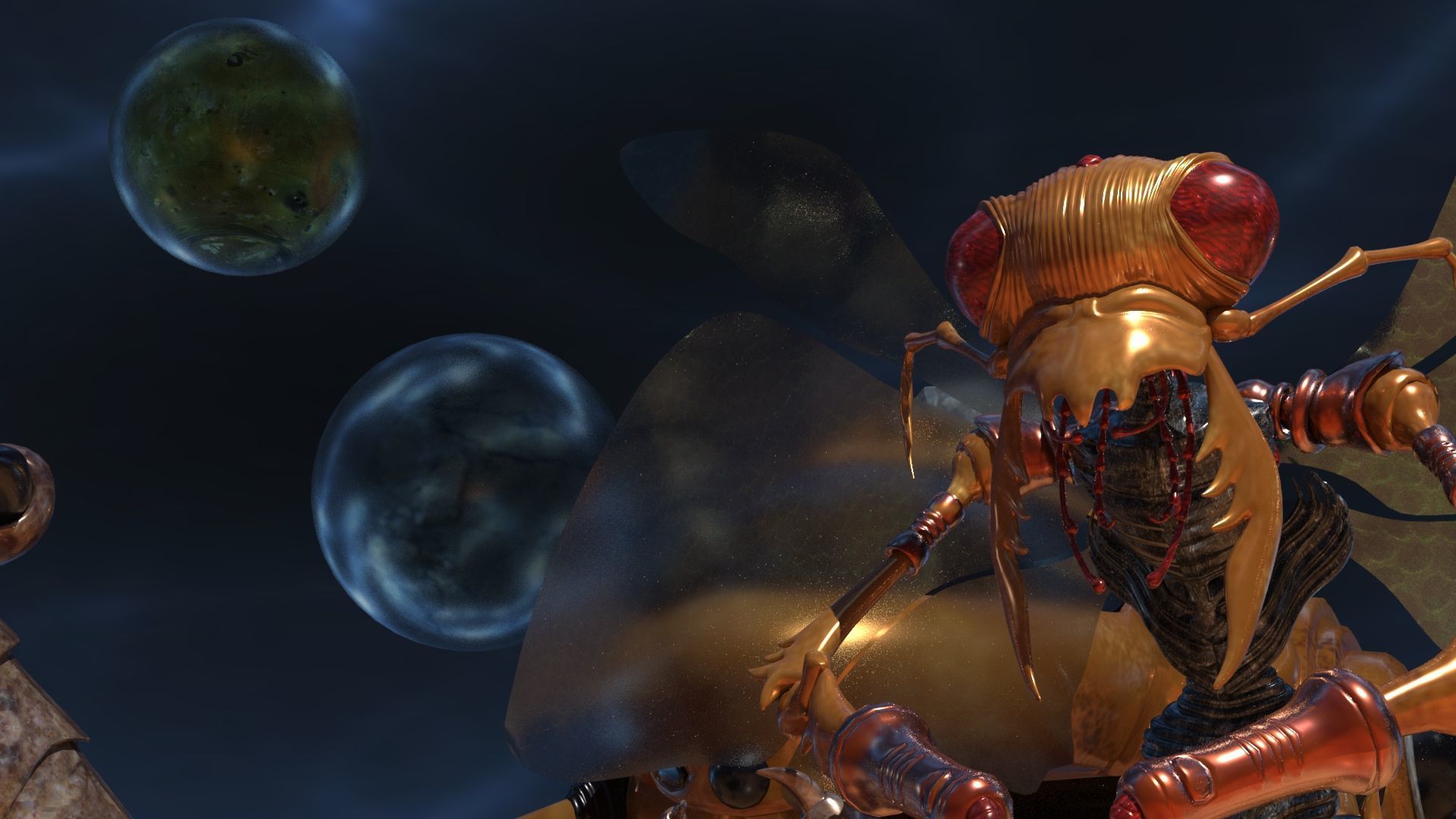 Space Creatures Pack 3D model_18