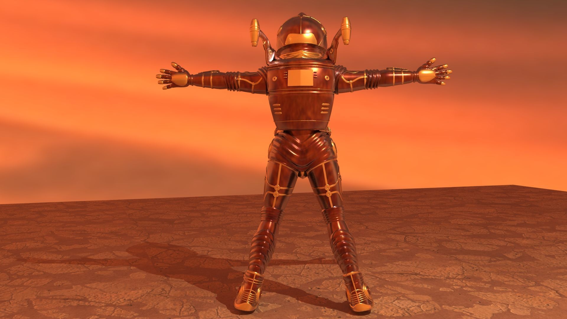 Space Creatures Pack 3D model_24