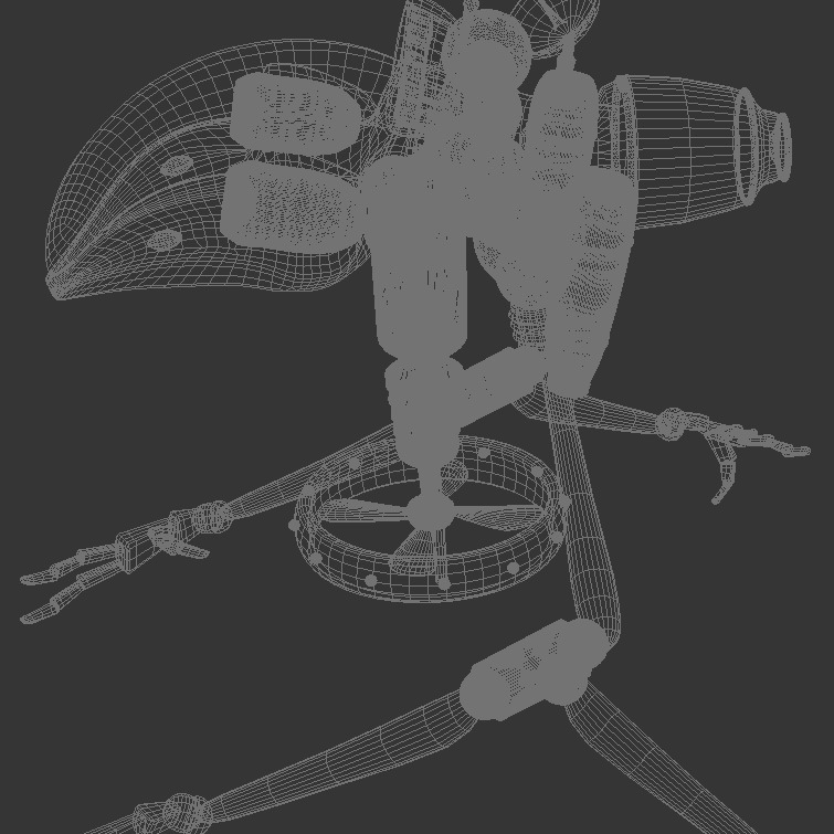 Space Creatures Pack 3D model_91