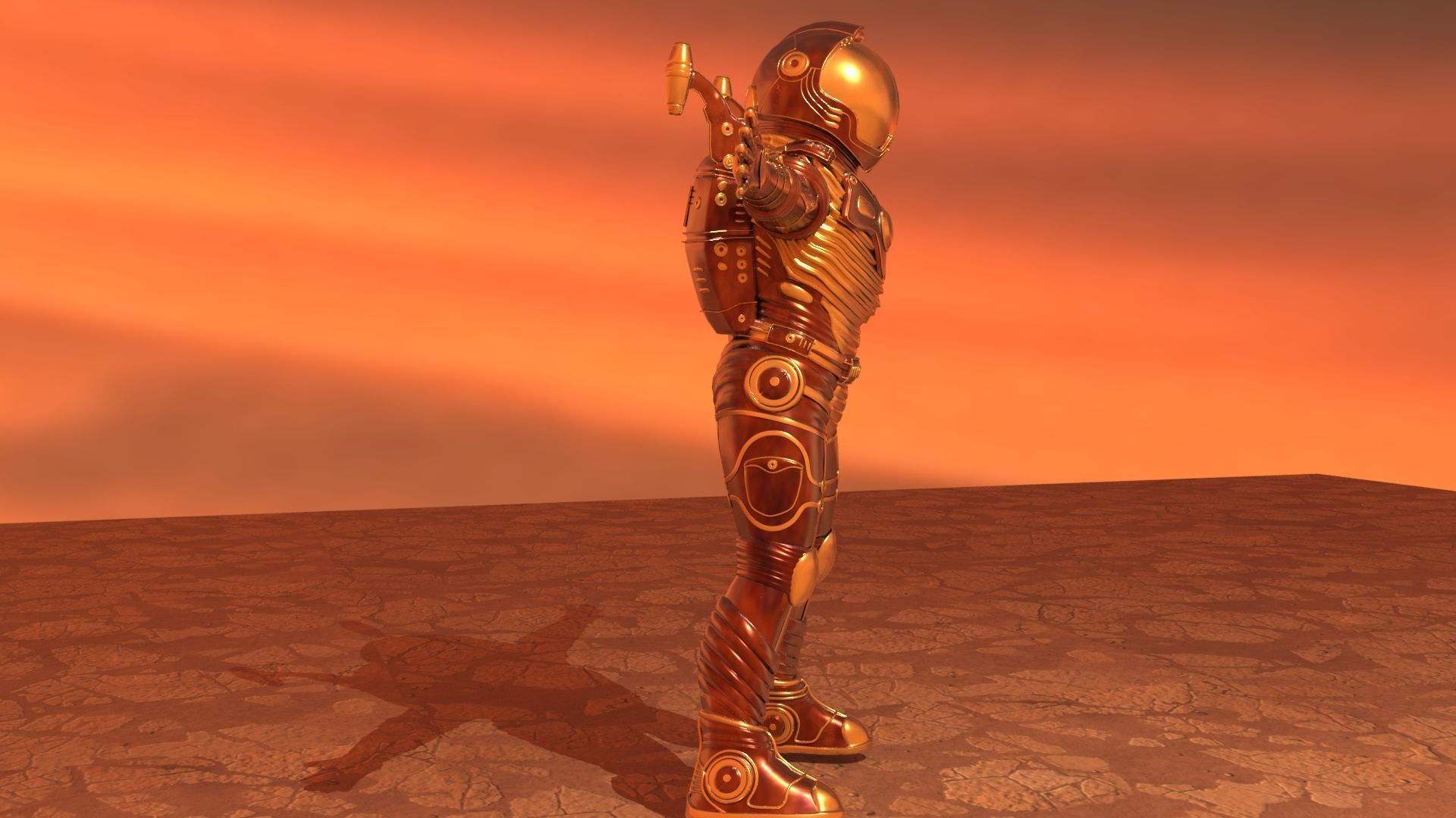 Space Creatures Pack 3D model_22