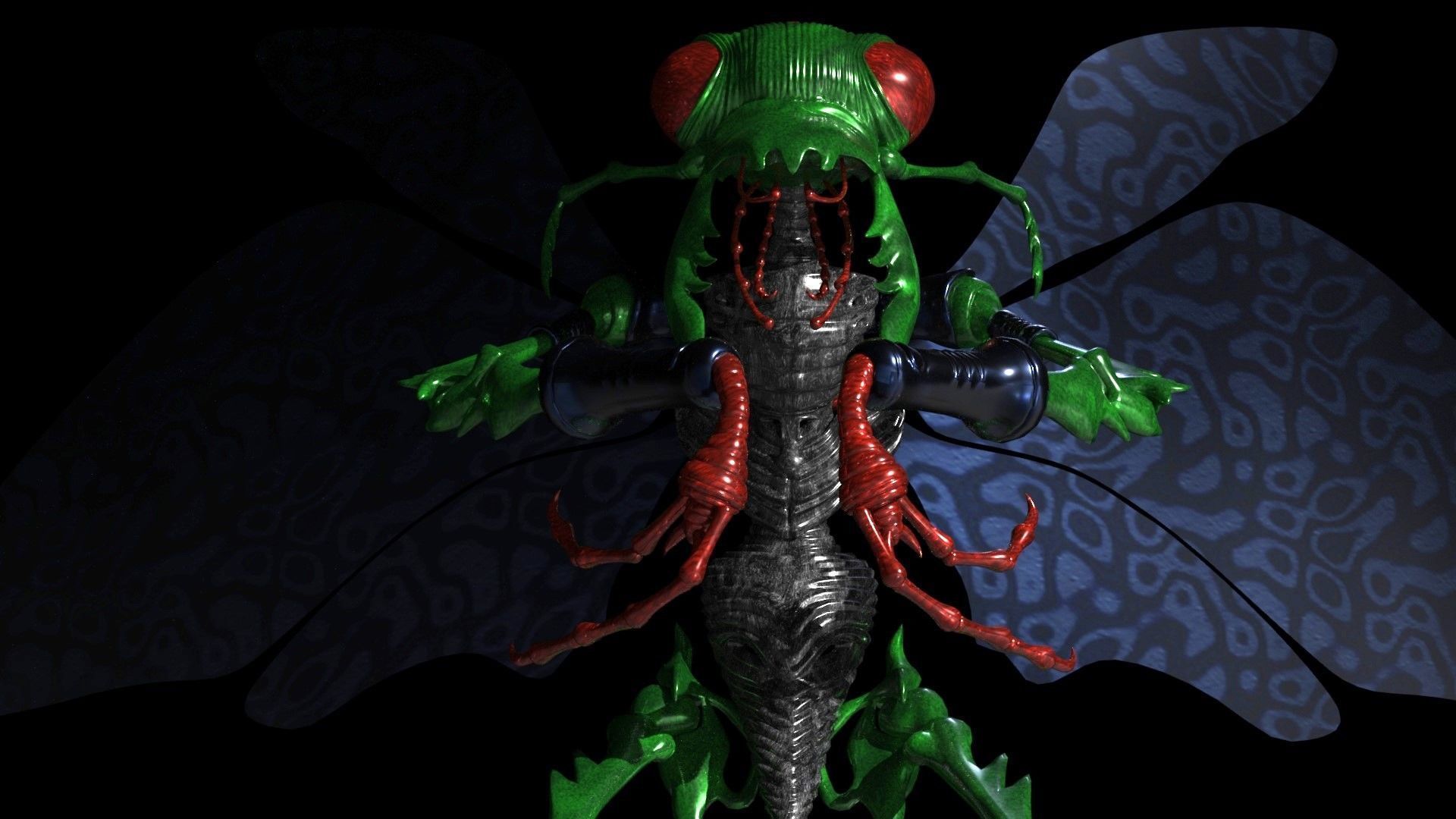 Space Creatures Pack 3D model_60