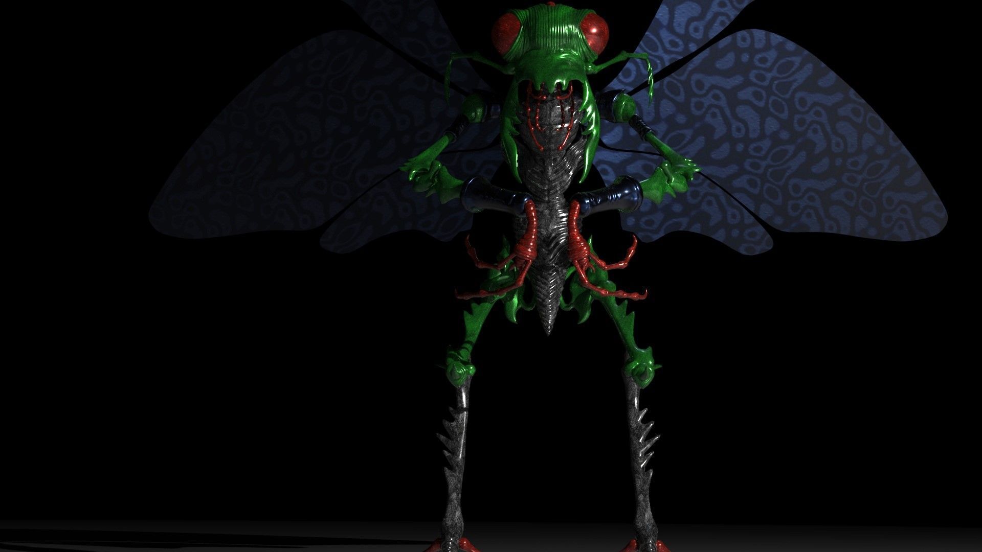 Space Creatures Pack 3D model_51