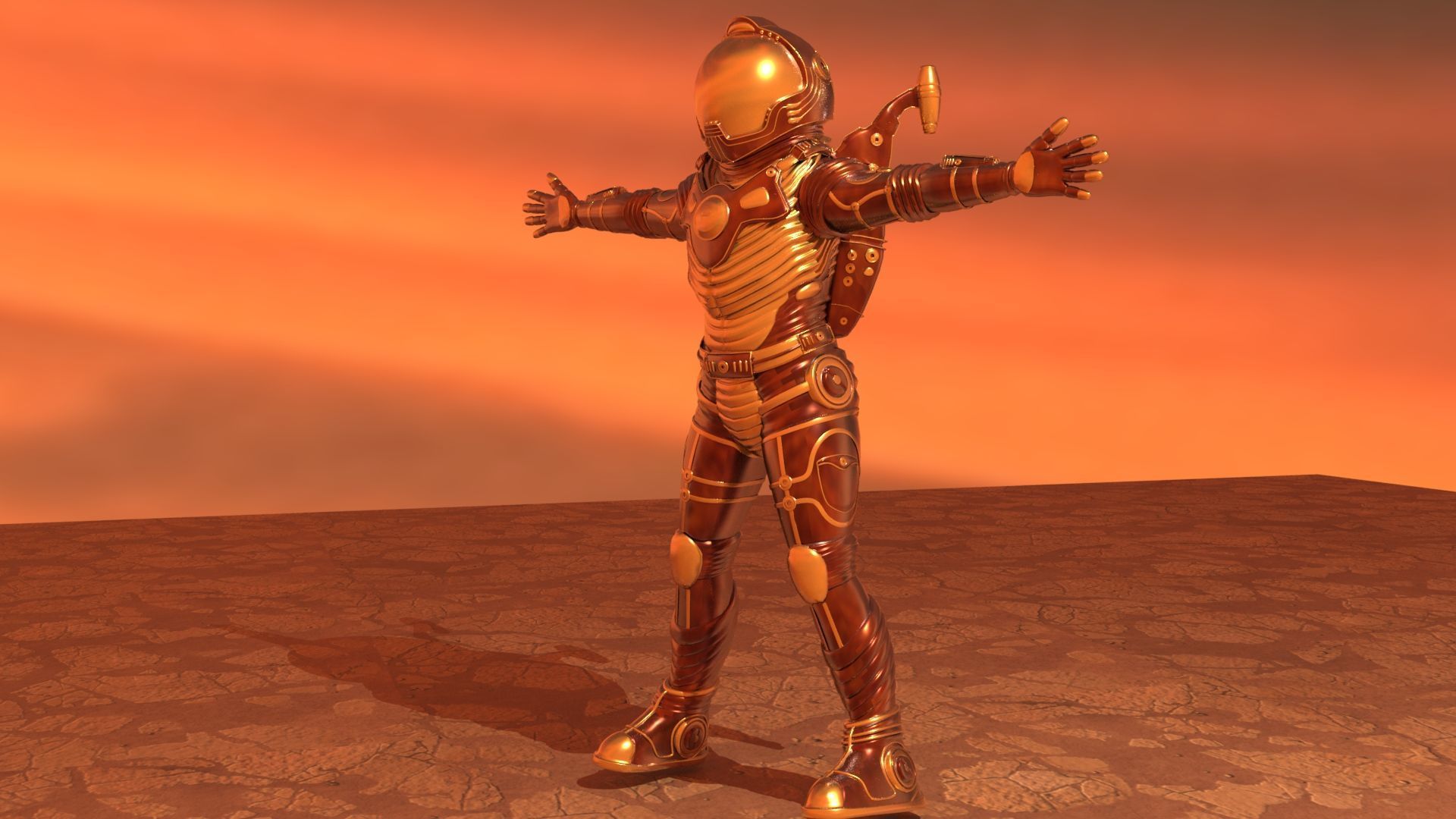 Space Creatures Pack 3D model_27