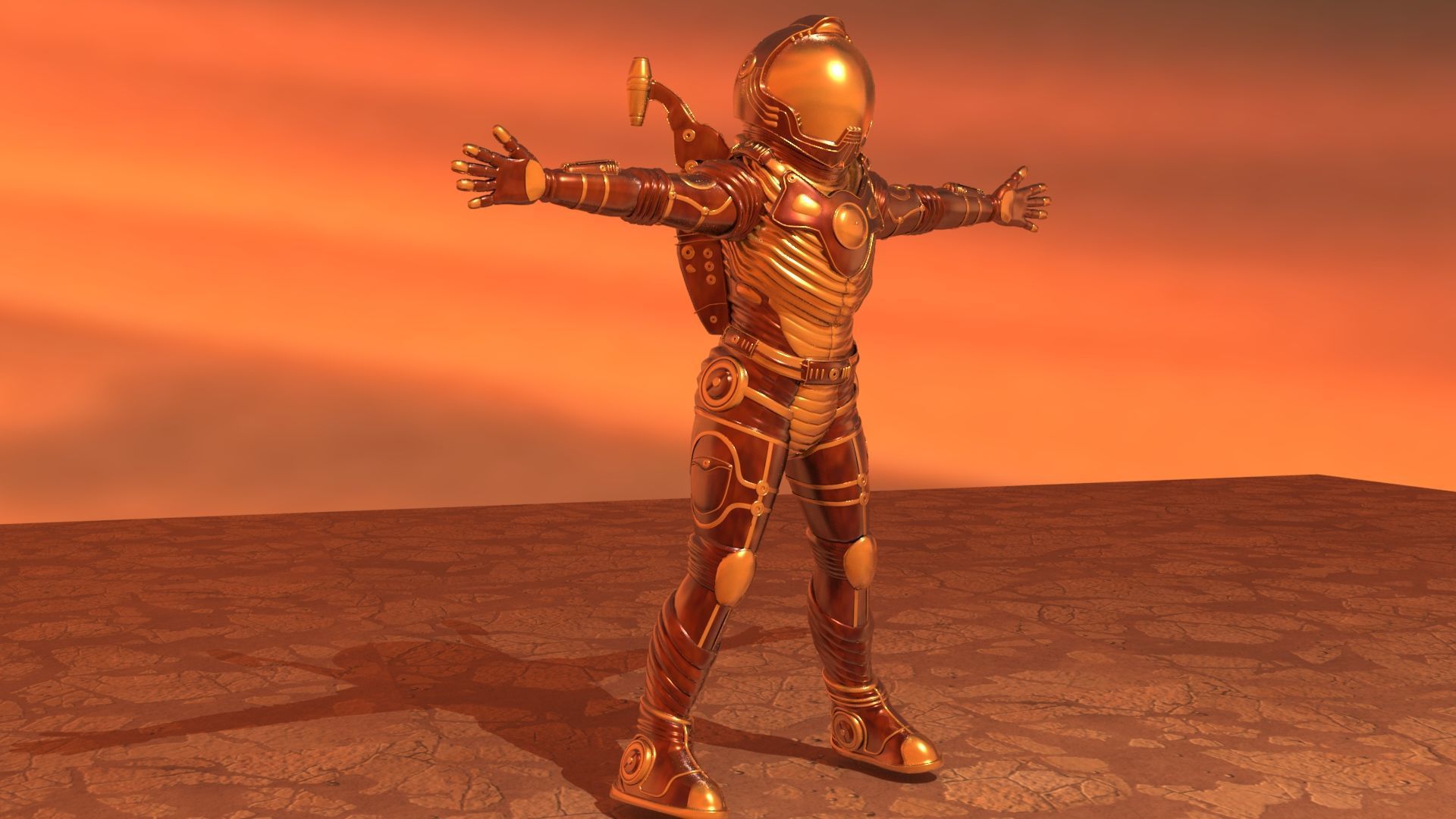 Space Creatures Pack 3D model_21