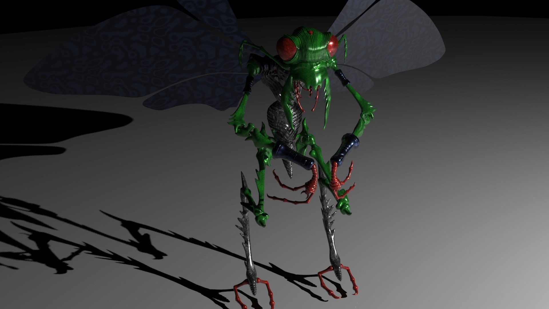 Space Creatures Pack 3D model_52