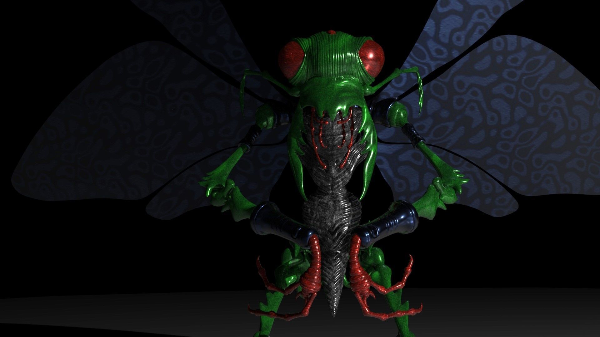 Space Creatures Pack 3D model_56