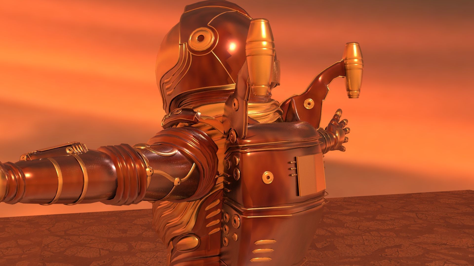 Space Creatures Pack 3D model_33