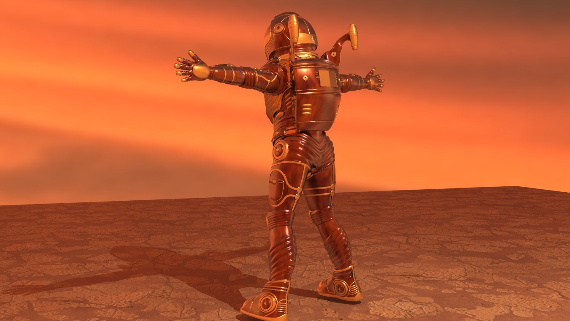 Space Creatures Pack 3D model_25