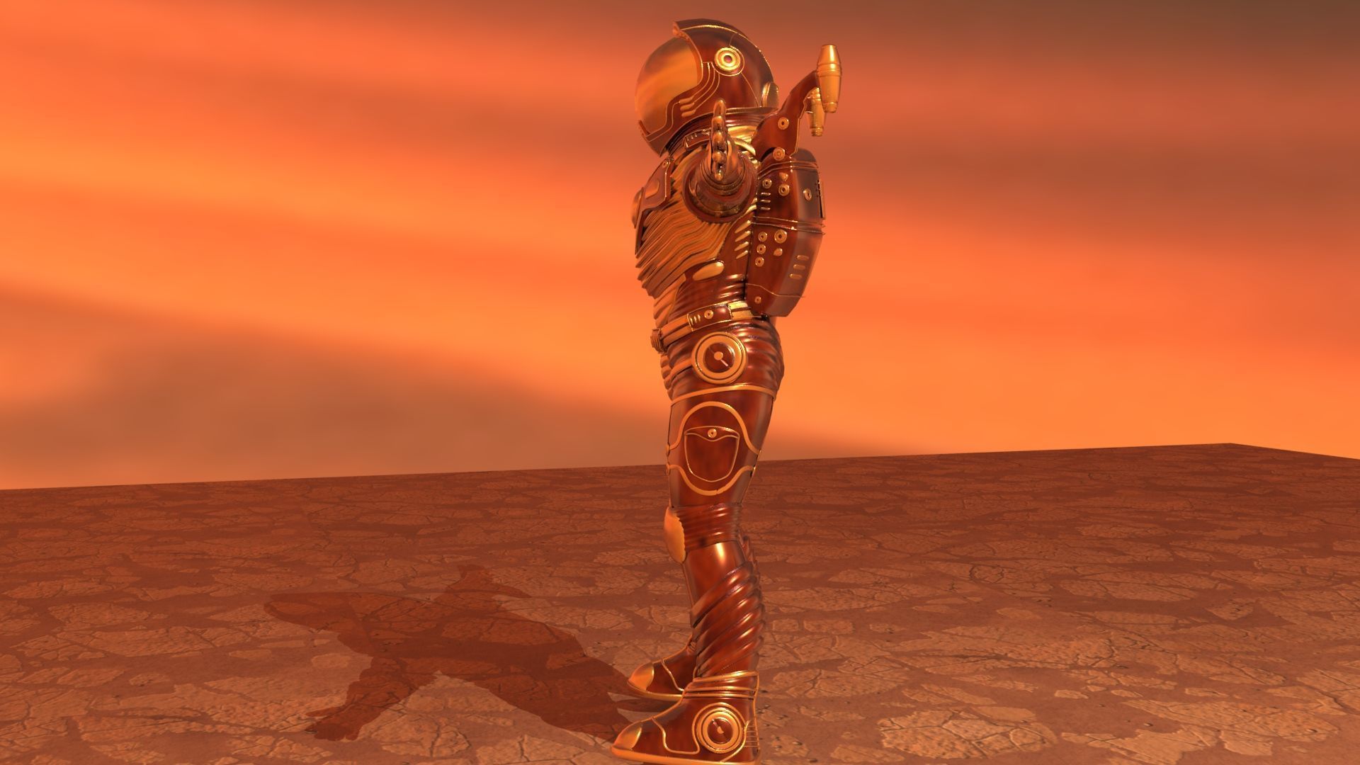 Space Creatures Pack 3D model_26