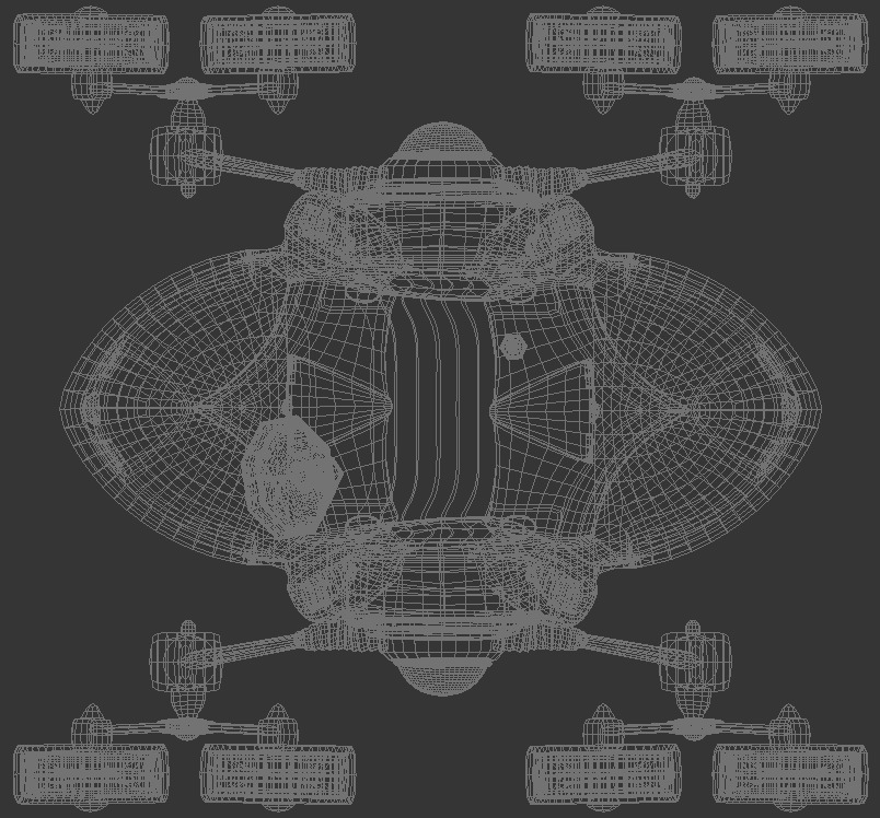 Space Creatures Pack 3D model_90