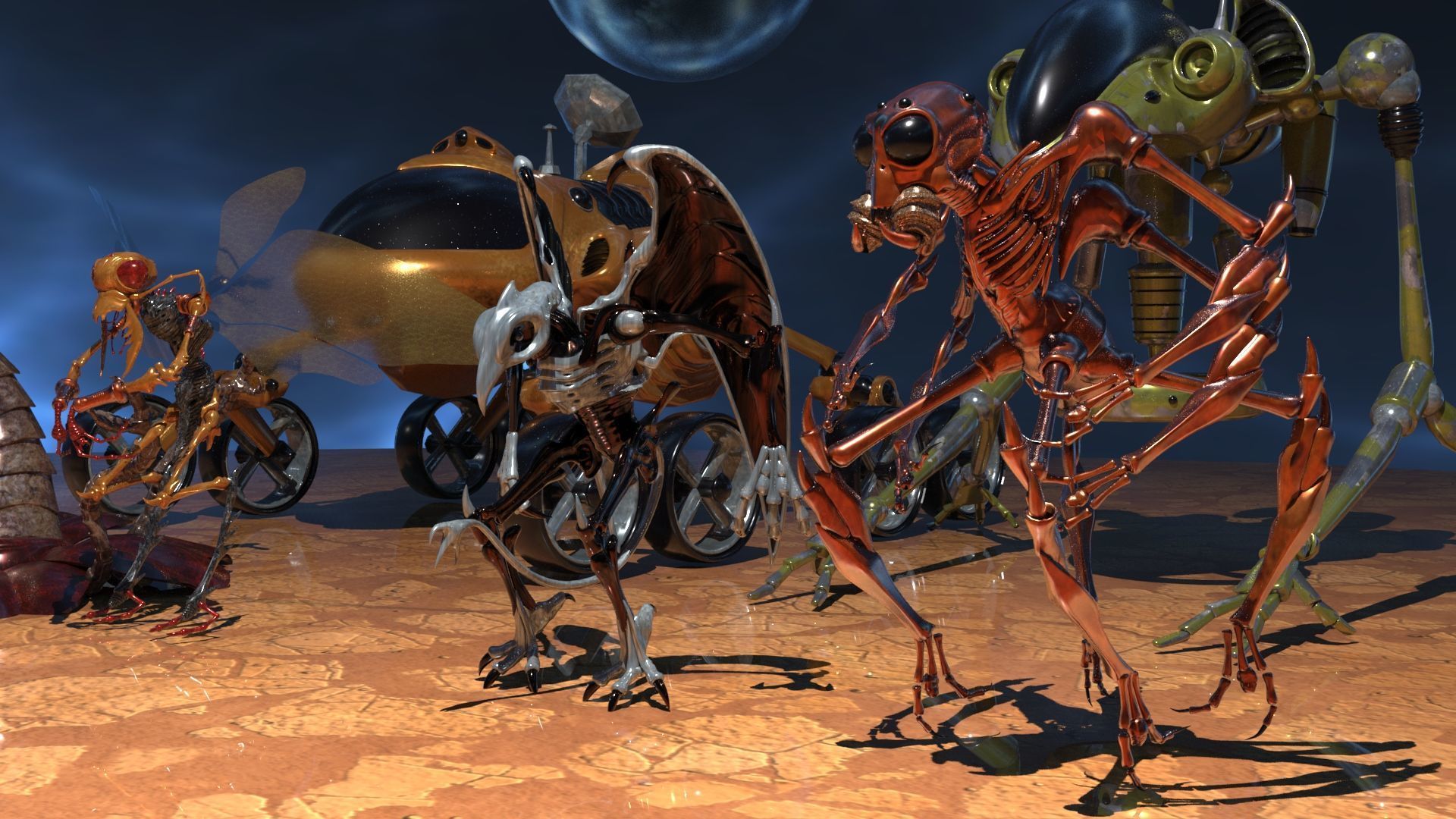 Space Creatures Pack 3D model_13