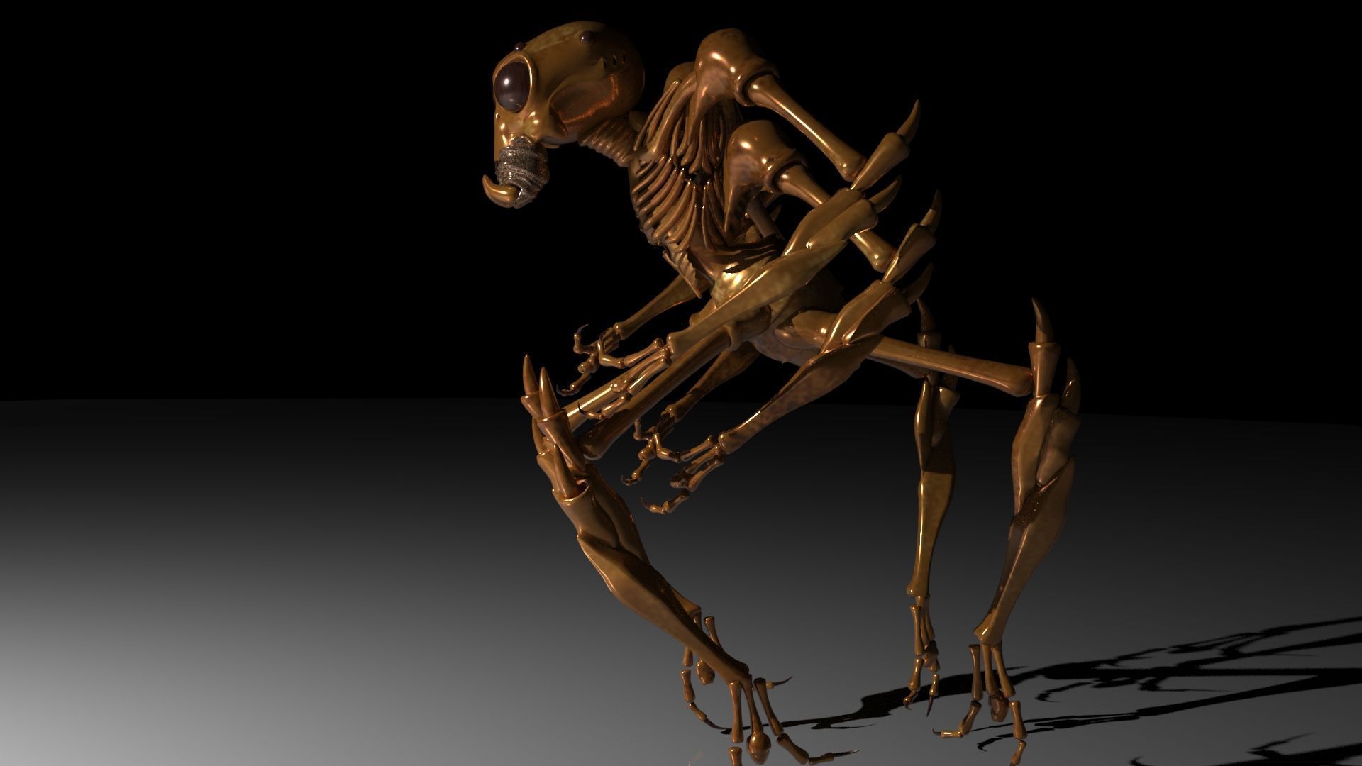 Space Creatures Pack 3D model_63