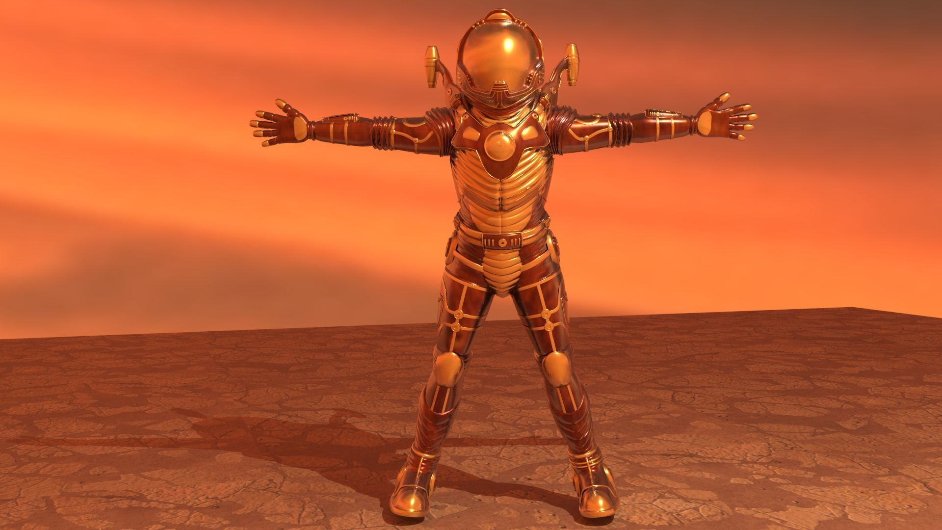 Space Creatures Pack 3D model_20