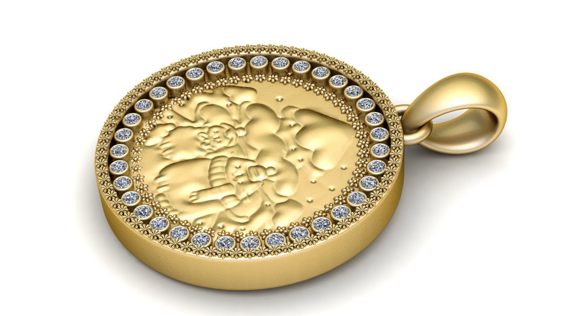  CONNEMORATIVE COIN NEW YEAR GIFT CHRISTMAS 3D PRINTABLE MODEL 3D print model_1