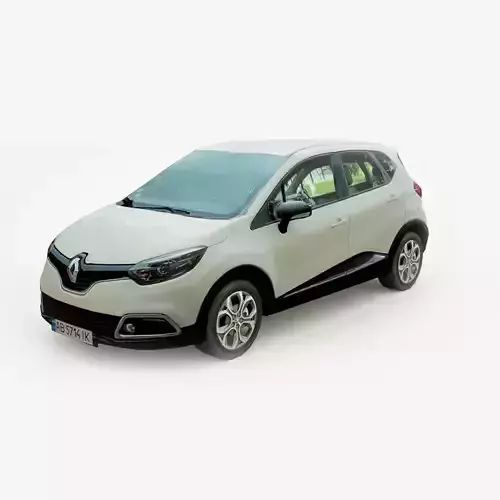 Renault Captur 2015 Low-poly 3D model