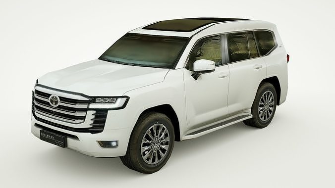 Toyota Land Cruiser 300 2022 Low-poly 3D model
