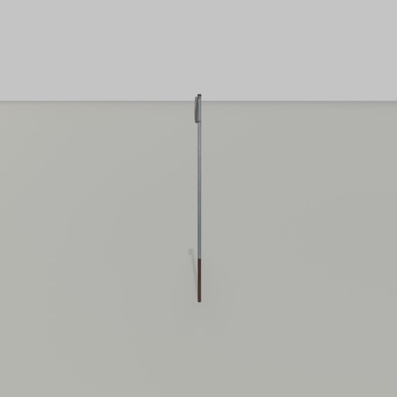 Traffic sign 274-100 Speed limit 100 km h Size 1 Low-poly 3D model_31