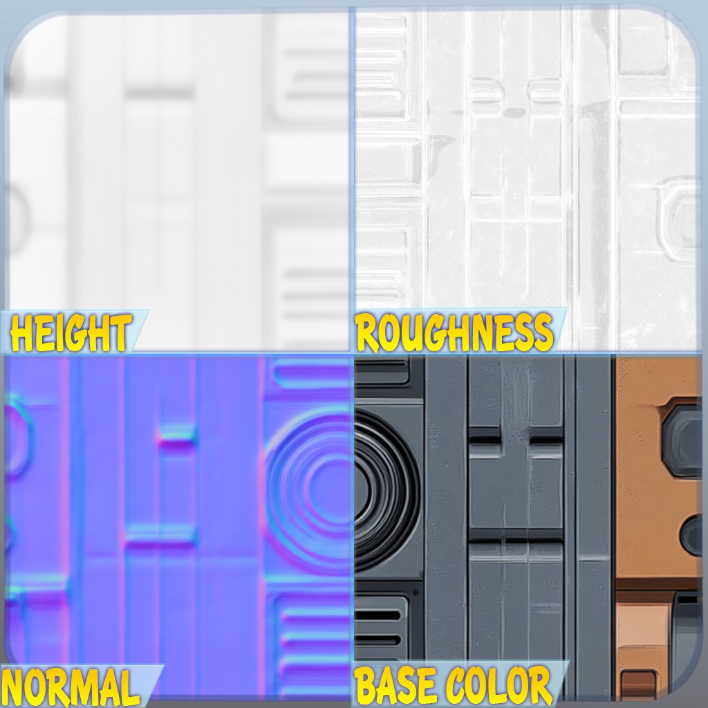 SciFi Seamless Texture Texture_1