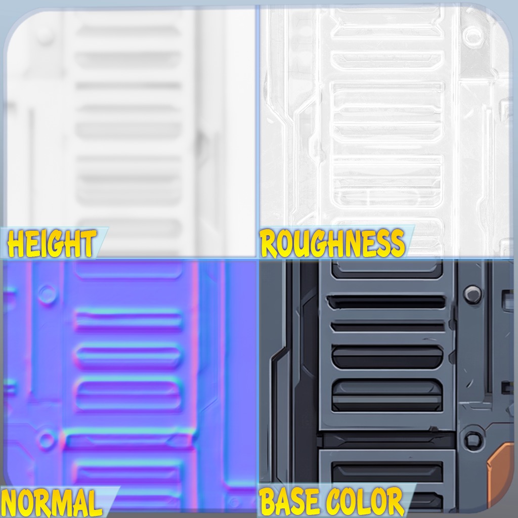 SciFi Seamless Texture Texture_1