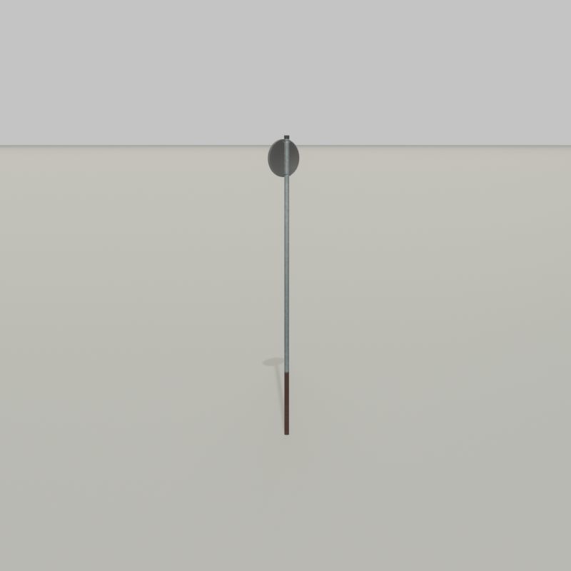 Traffic sign 274-120 Speed limit 120 km h Size 1 Low-poly 3D model_33