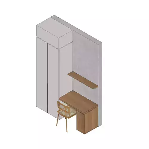 Working Table - 3D SketchUp Asset