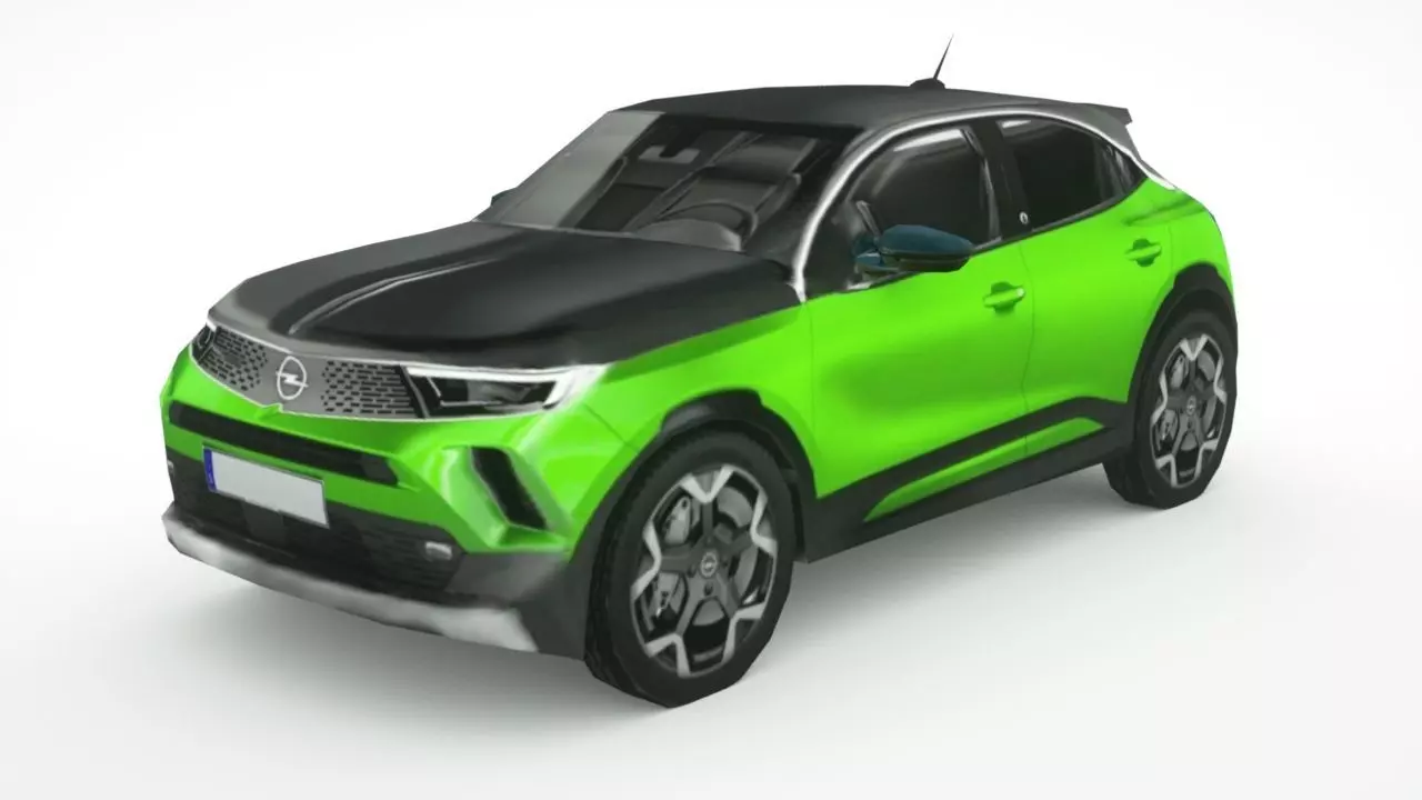 Opel Mokka-e 2021 Low-poly 3D model