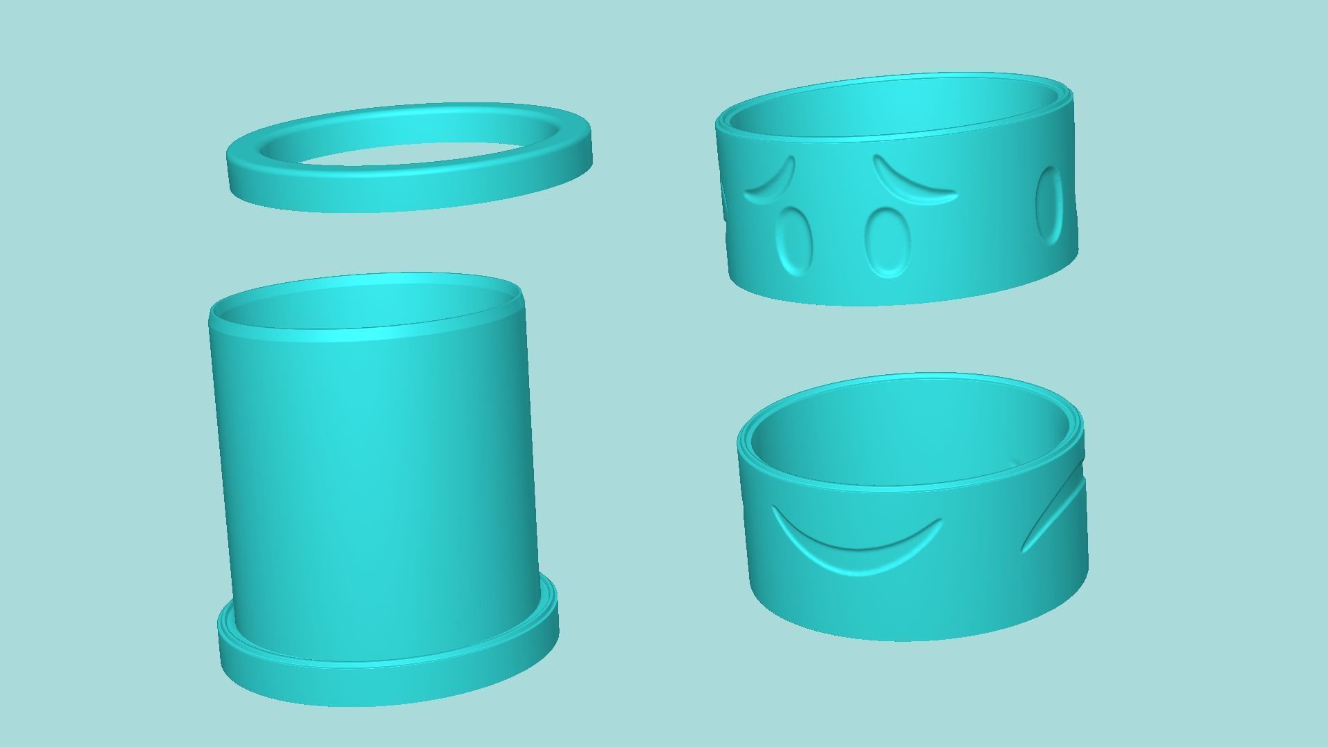 Mood Vase - Spinning - Plant Pot - Home Decor 3D print model_7