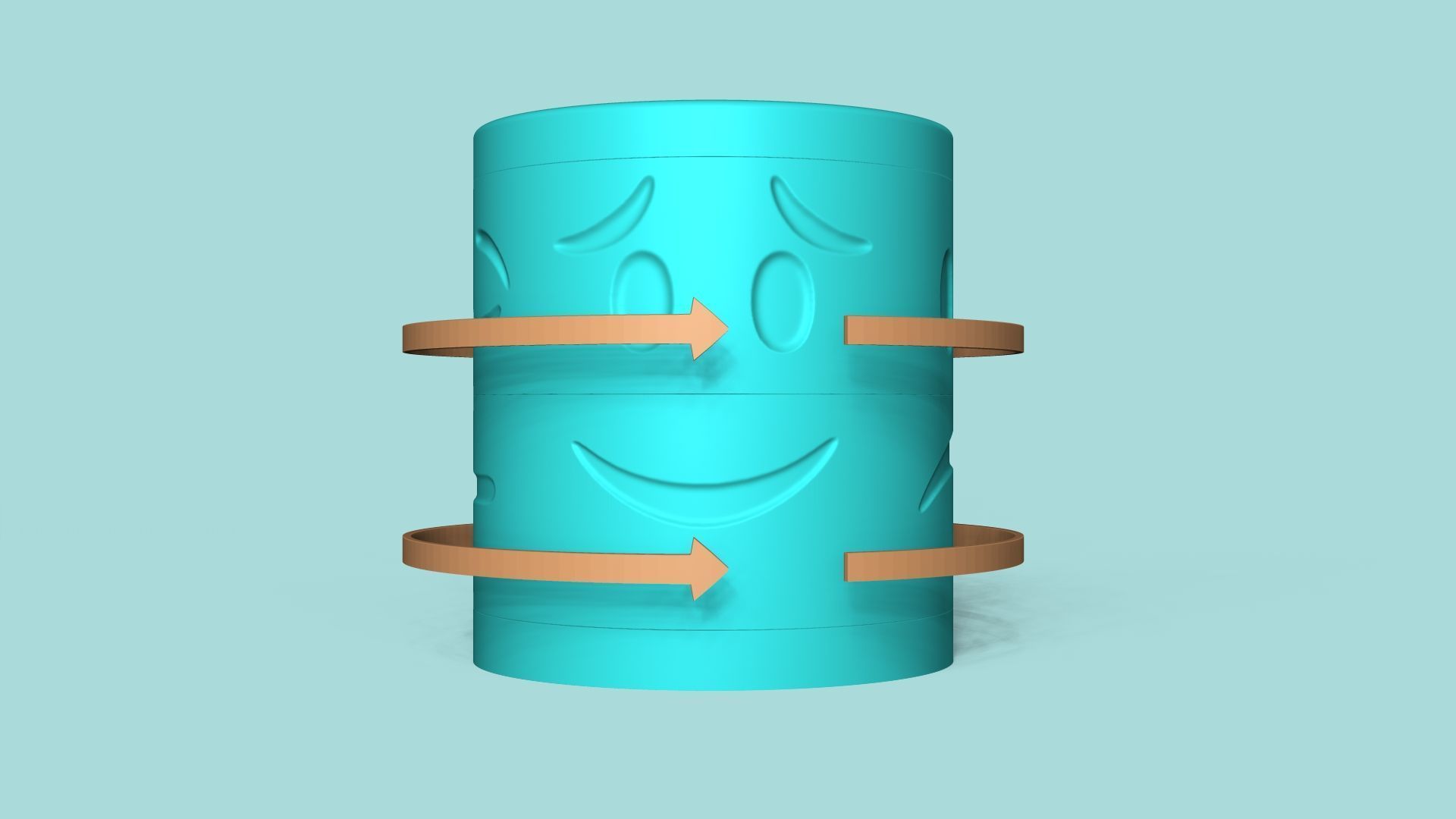Mood Vase - Spinning - Plant Pot - Home Decor 3D print model_8