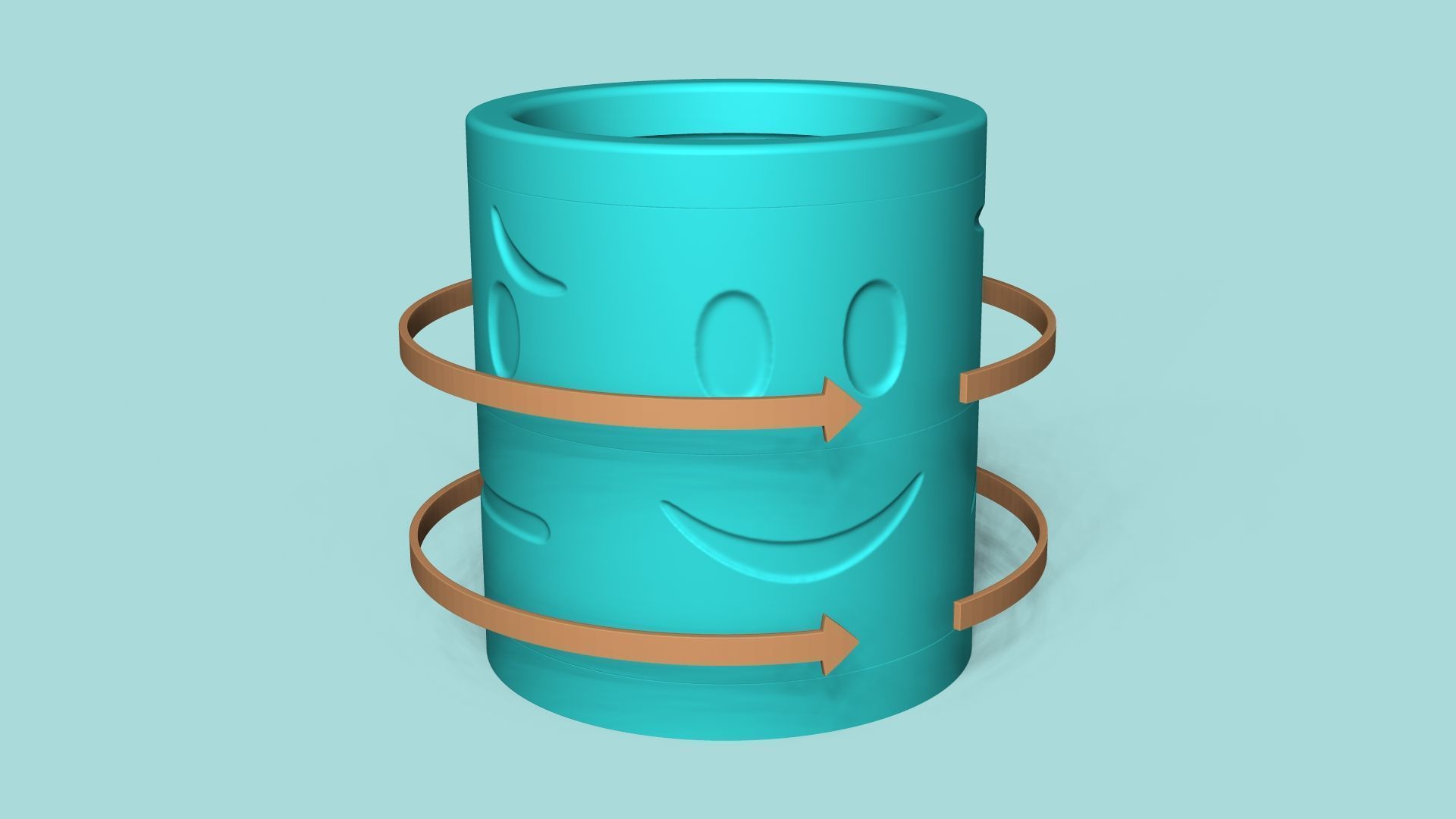 Mood Vase - Spinning - Plant Pot - Home Decor 3D print model_1