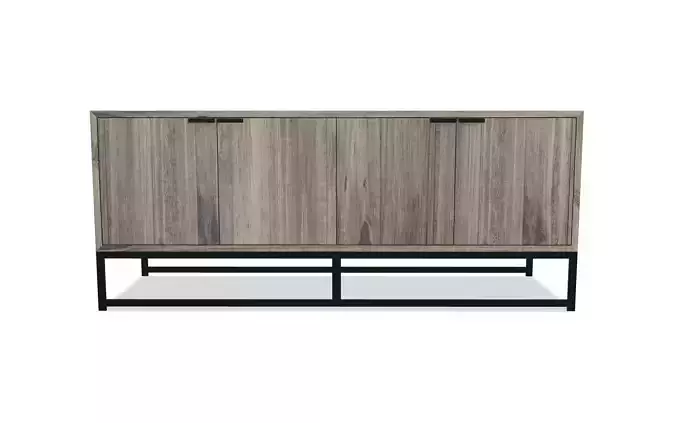 Industrial Style Wooden Sideboard