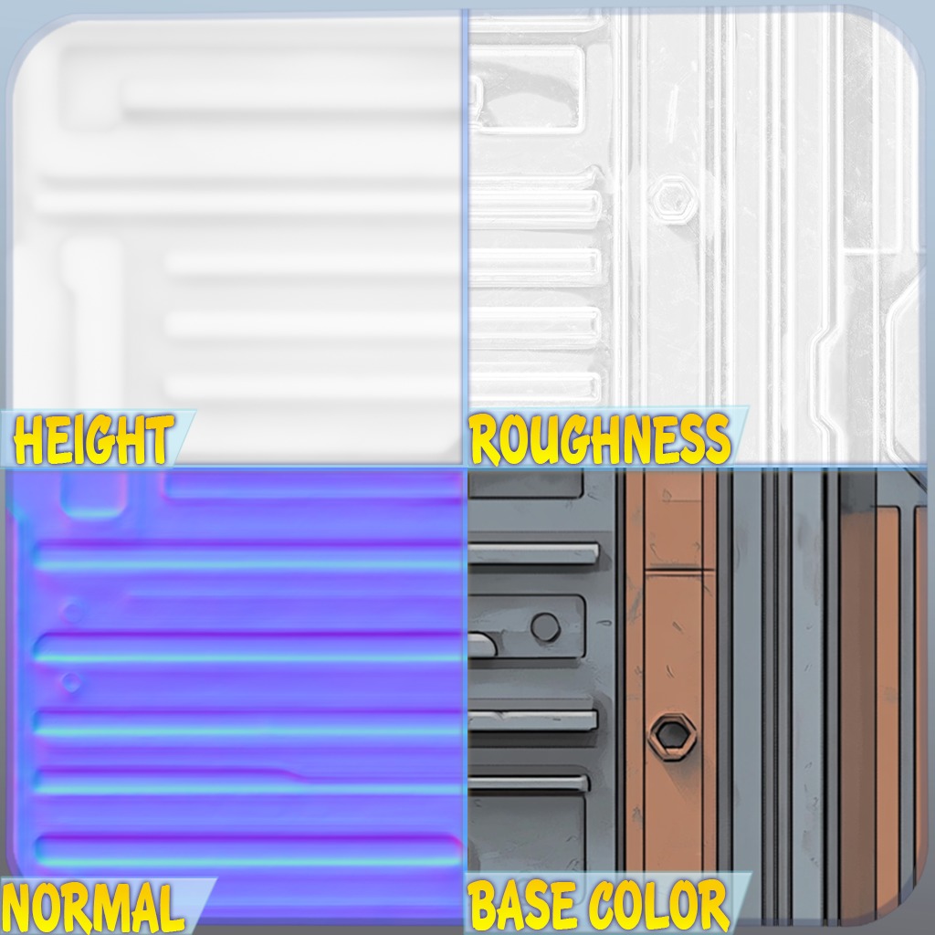 SciFi Seamless Texture Texture_1