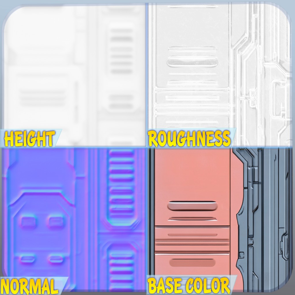 SciFi Seamless Texture Texture_1