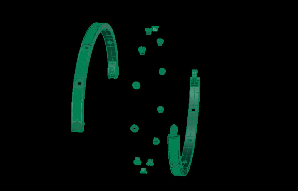 Cartier Bracelet 3D print model_8