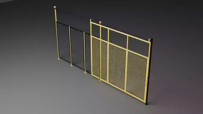Sliding Doors Industrial 001  3d model