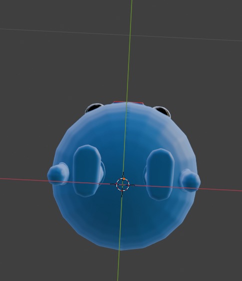Bluefy rigged character 3D model_5